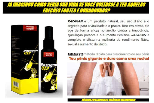 Razagan V12 Preço