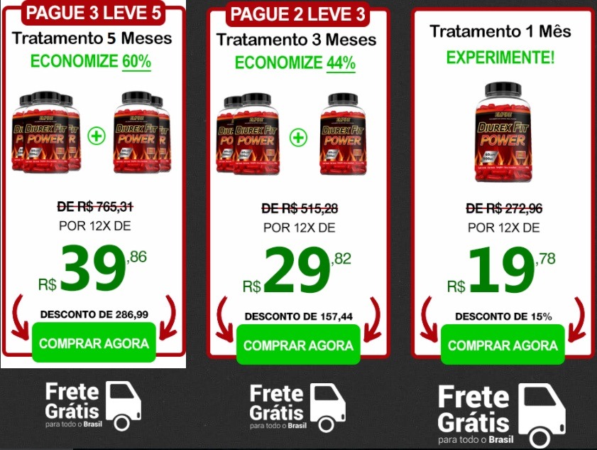 Diurex fit power preço