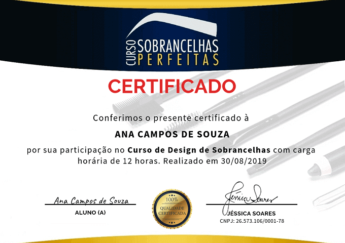 Curso Sobrancelhas Perfeitas preço