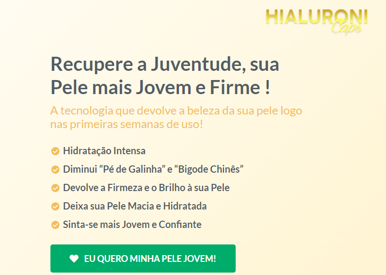 Hialuroni Caps preço 