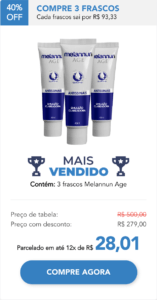 Melannun Age Preço