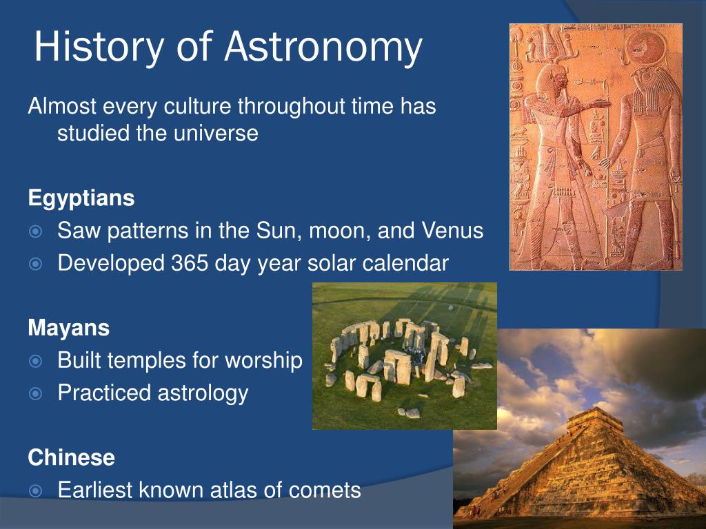 HISTORY AND THEORIES OF ASTRONOMY